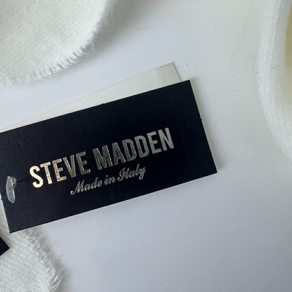 Steve Madden SOLID SCARF IVORY - Picture 5 of 6